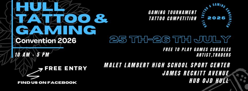 Hull Tattoo and Gaming Convention 2026