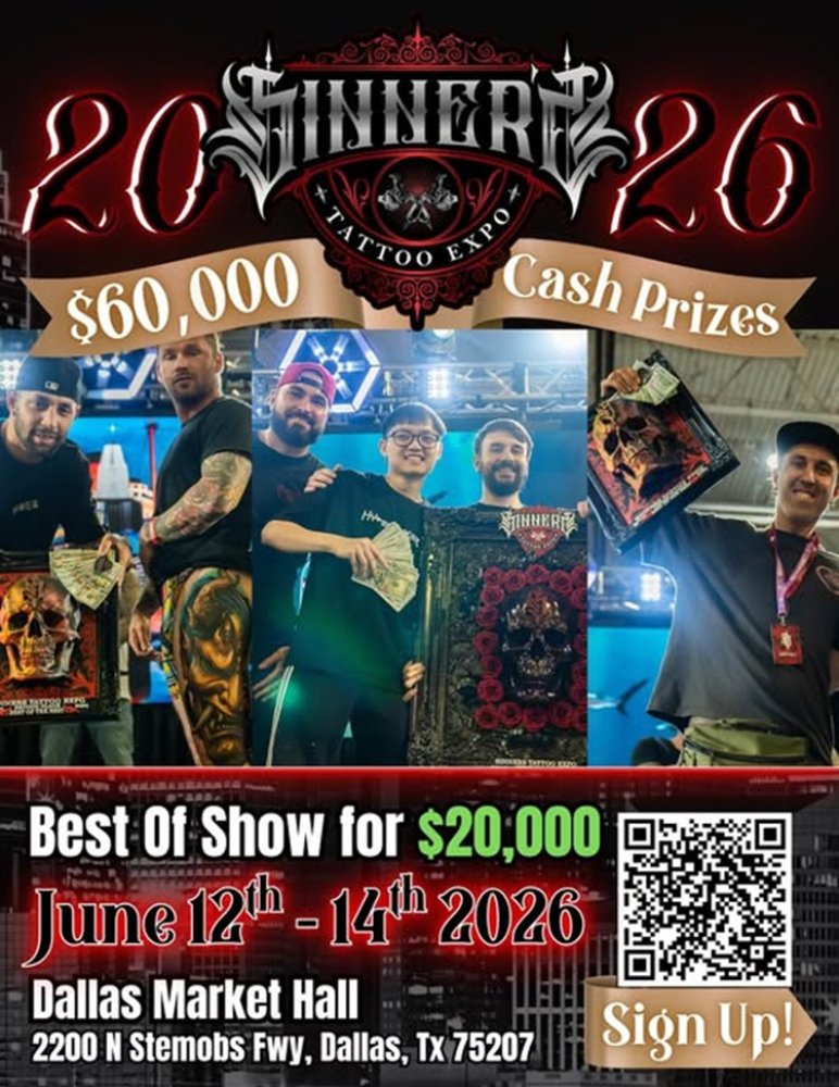 Sinners Tattoo Expo 2026