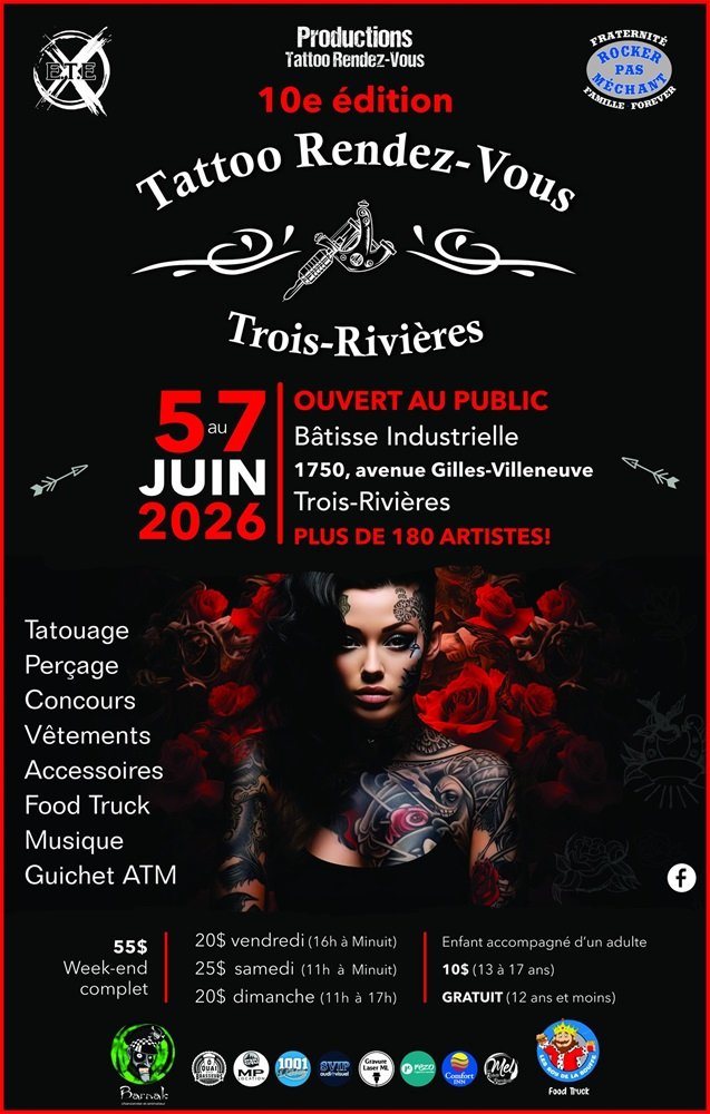Tattoo Rendez Vous Trois Rivières 2026