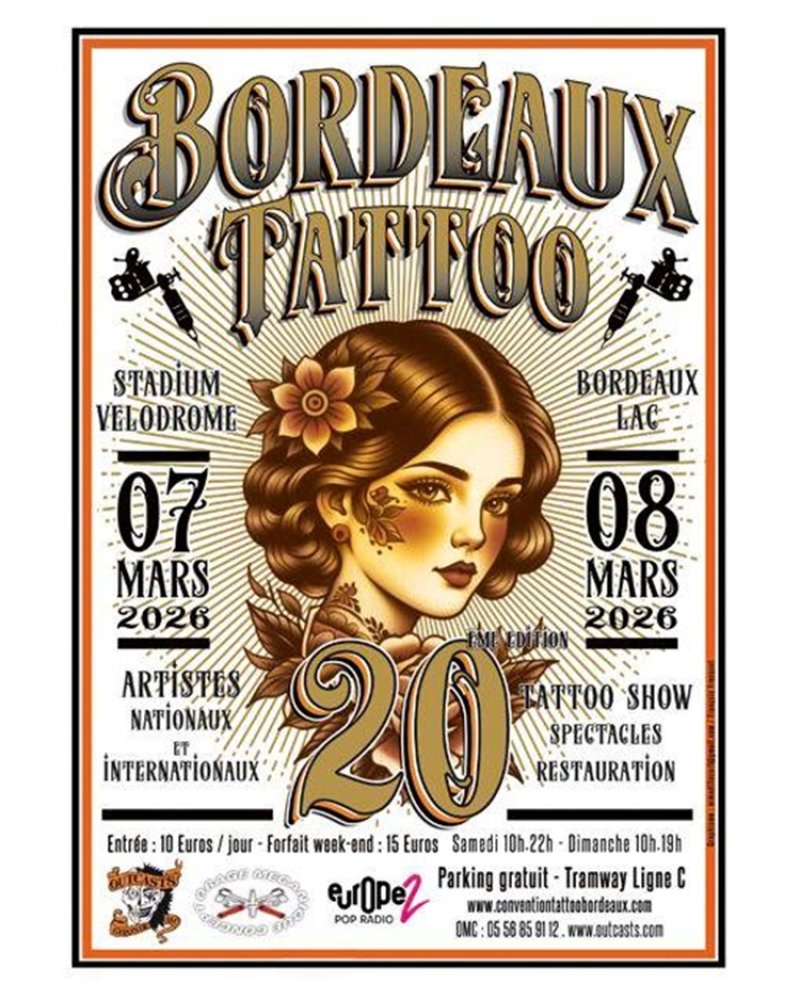 Bordeaux Tattoo Convention 2026