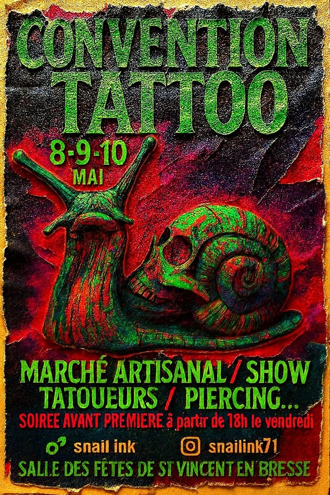 Convention Tattoo Snail Ink 2026