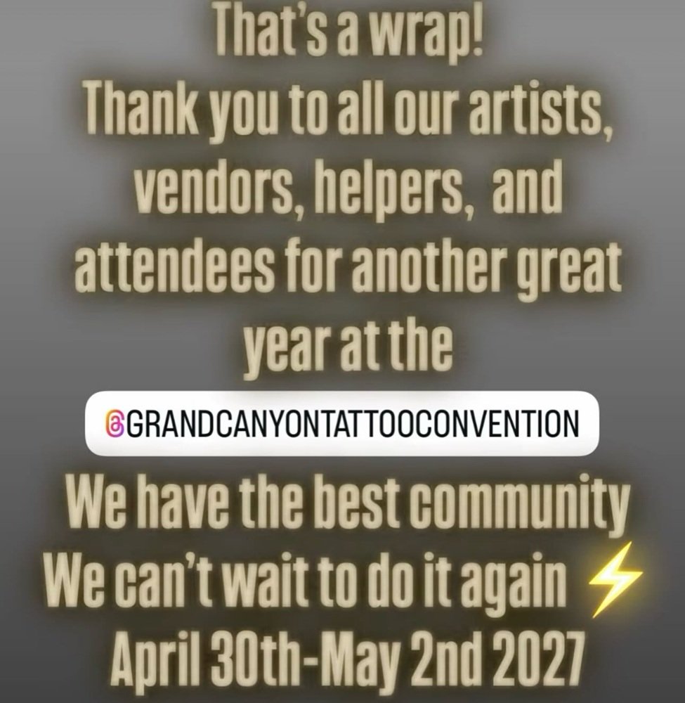 Grand Canyon Tattoo Convention 2027