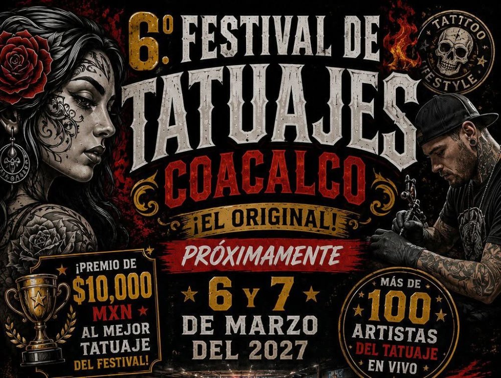 Festival de Tatuajes Coacalco 2027