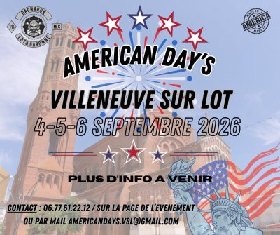 Américan Day's Villeneuve sur Lot 2026