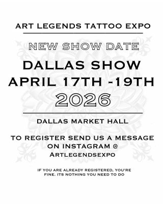 Art Legends Tattoo Expo 2026